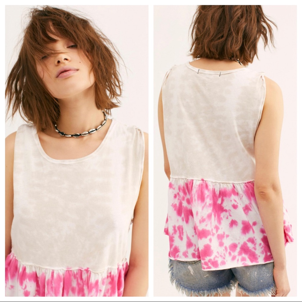 NWT We The Free Tie Dye Anytime Tank - Picture 2 of 7